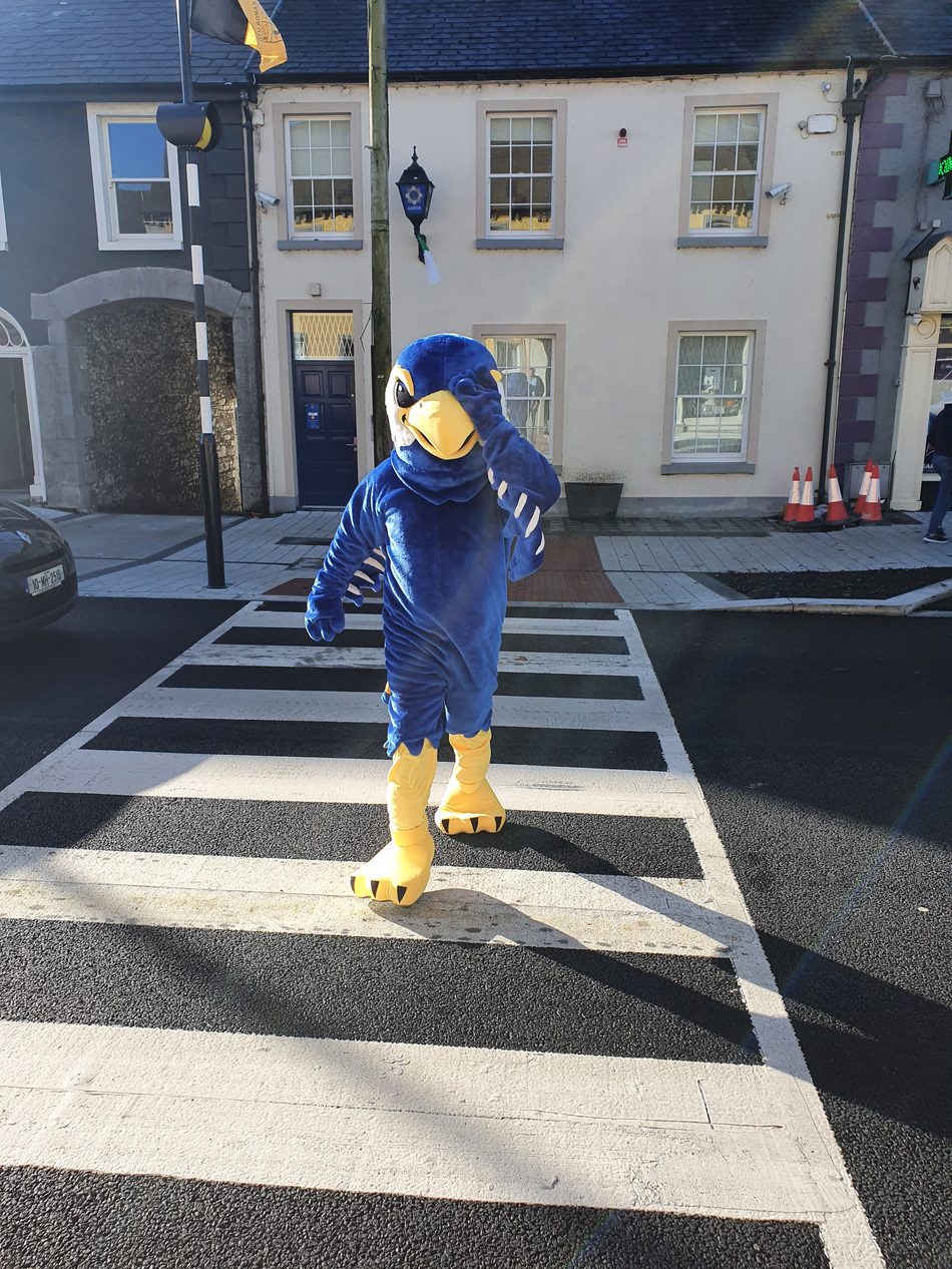 Ernie takes the crossing